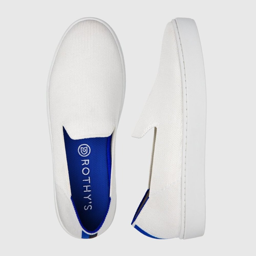 Rothy's Bright White Sneaker size 8.5